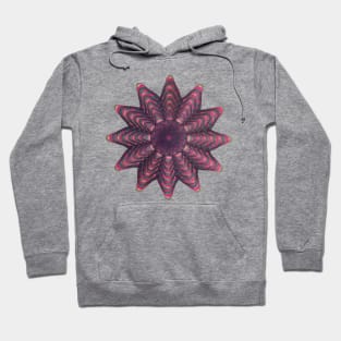 Spirograph Brilliant Kaleidoscope Pattern Stacked Hoodie